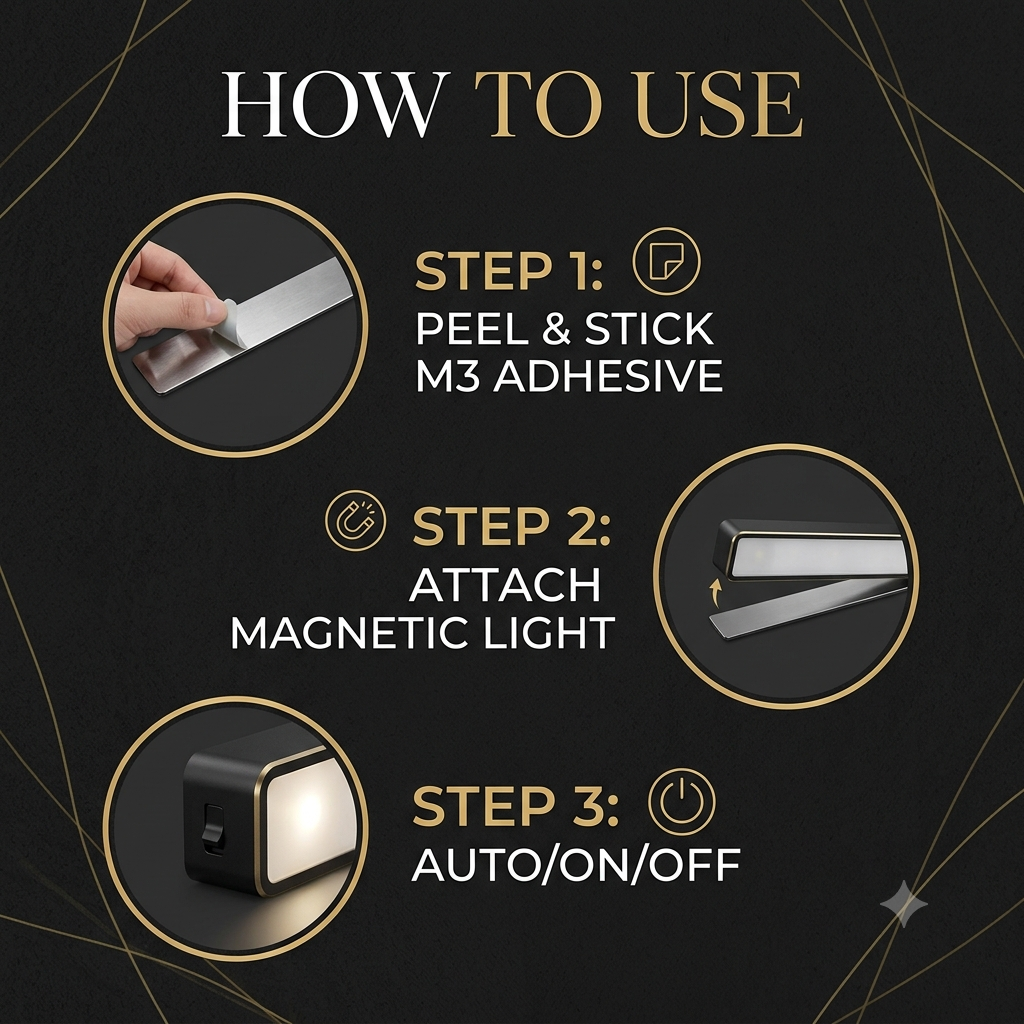 QUREVIX™ Motion Sensor LED Light pack of (2)